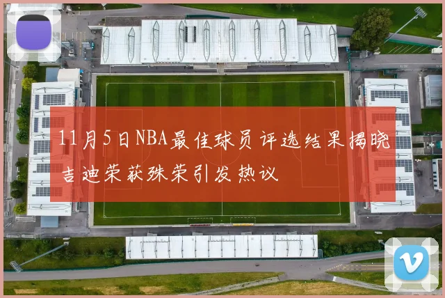 11月5日NBA最佳球员评选结果揭晓吉迪荣获殊荣引发热议